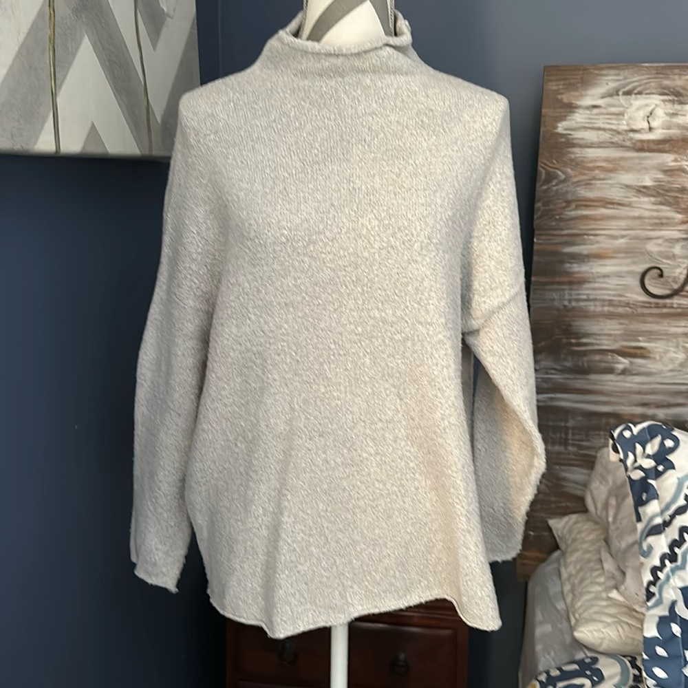 French connection drop shoulder turtleneck sweater